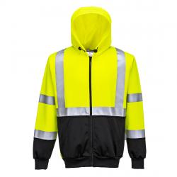 Hi-Vis kéttónusú kapucnis pulóver 2.