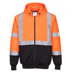 Hi-Vis kéttónusú kapucnis pulóver 3.