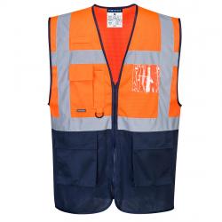 Hi-Vis kéttónusú MeshAir Executive mellény 3.