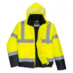 Hi-Vis kéttónusú bomber kabát 2.