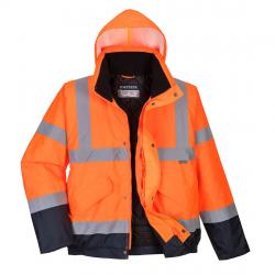 Hi-Vis kéttónusú bomber kabát 3.